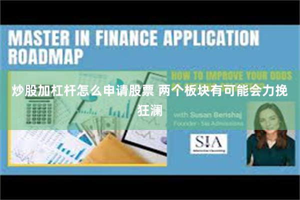 炒股加杠杆怎么申请股票 两个板块有可能会力挽狂澜