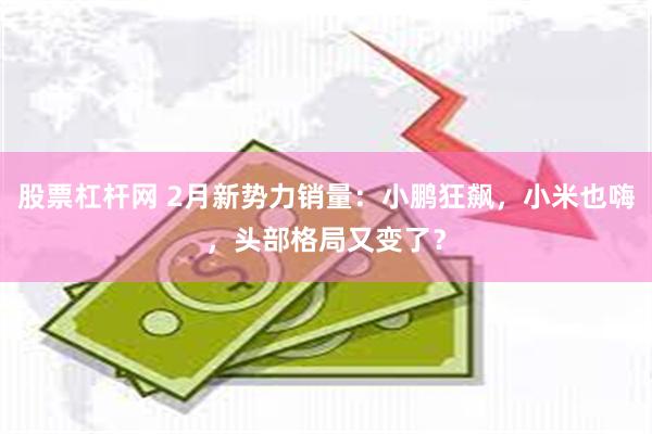 股票杠杆网 2月新势力销量：小鹏狂飙，小米也嗨，头部格局又变了？