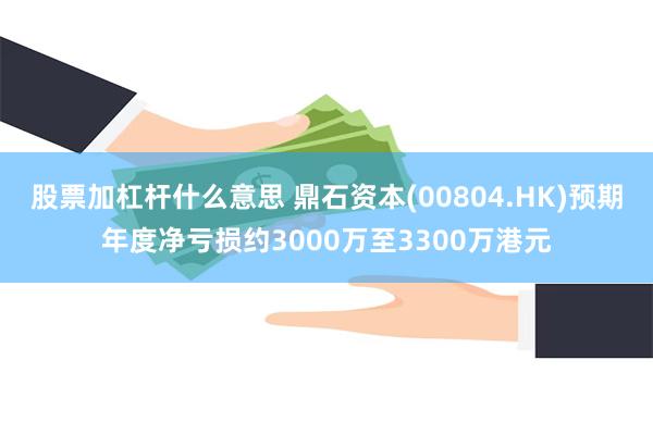 股票加杠杆什么意思 鼎石资本(00804.HK)预期年度净亏损约3000万至3300万港元