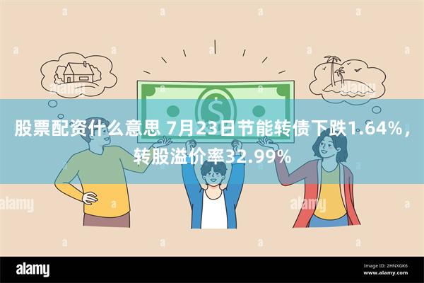 股票配资什么意思 7月23日节能转债下跌1.64%，转股溢价率32.99%