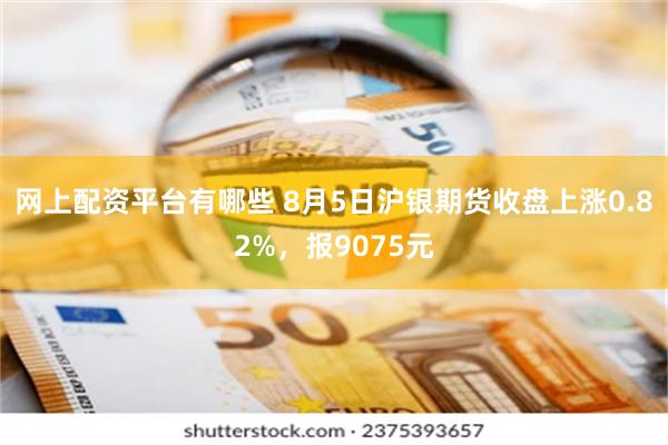 网上配资平台有哪些 8月5日沪银期货收盘上涨0.82%，报9075元